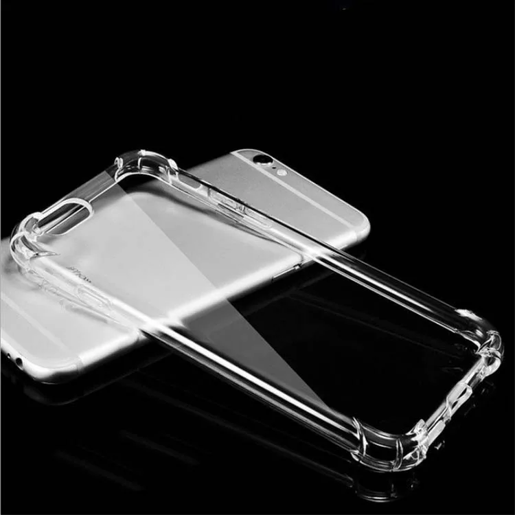 

For Samsung Galaxy A8 Plus 2018 1.5MM Thickness Airbag Anti-Knock Soft TPU Clear Transparent Phone Back Cover Case