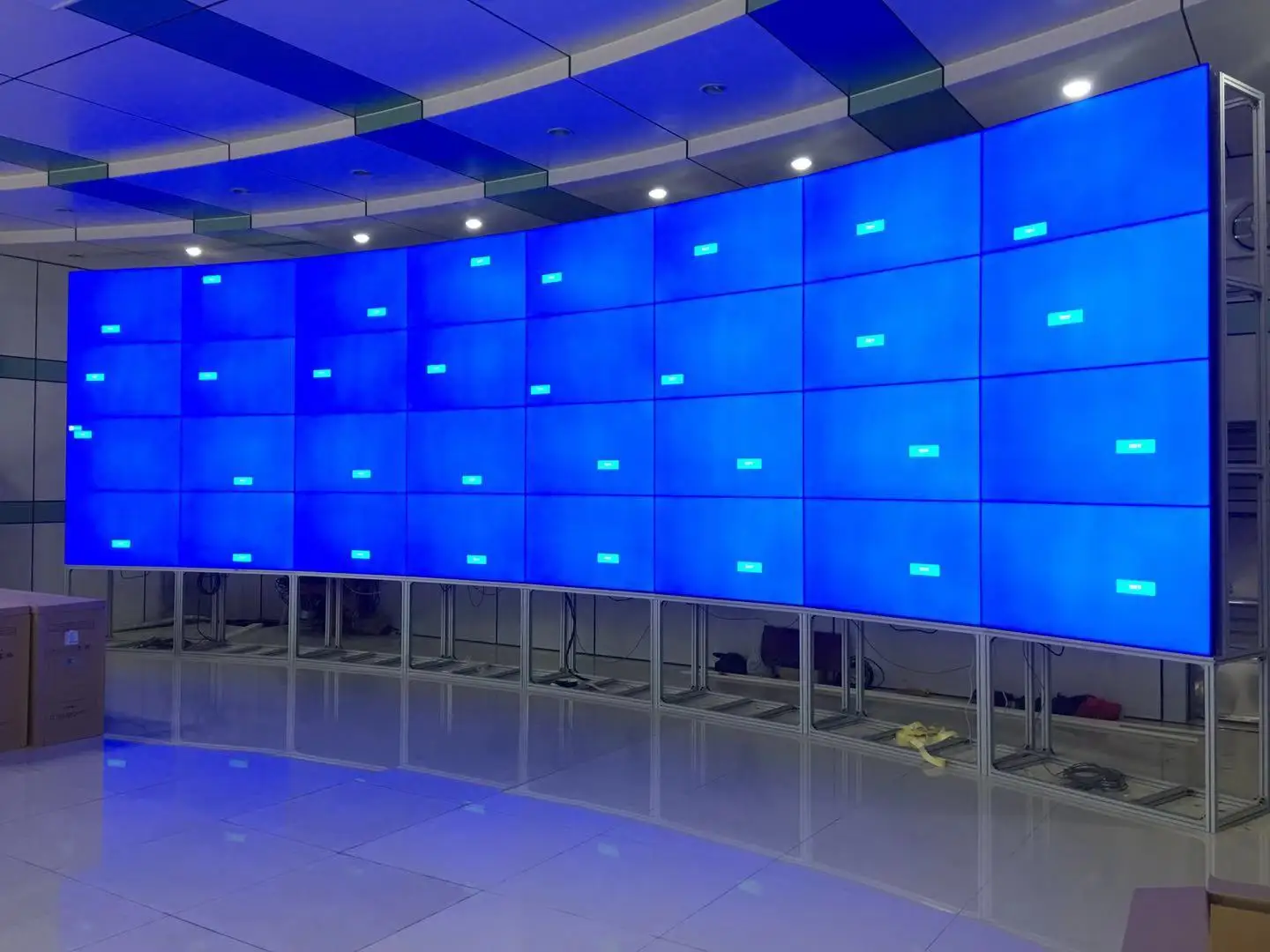 Lcd Video Wall 49 55 Inch 4k Controller Splicing Screens Media Video