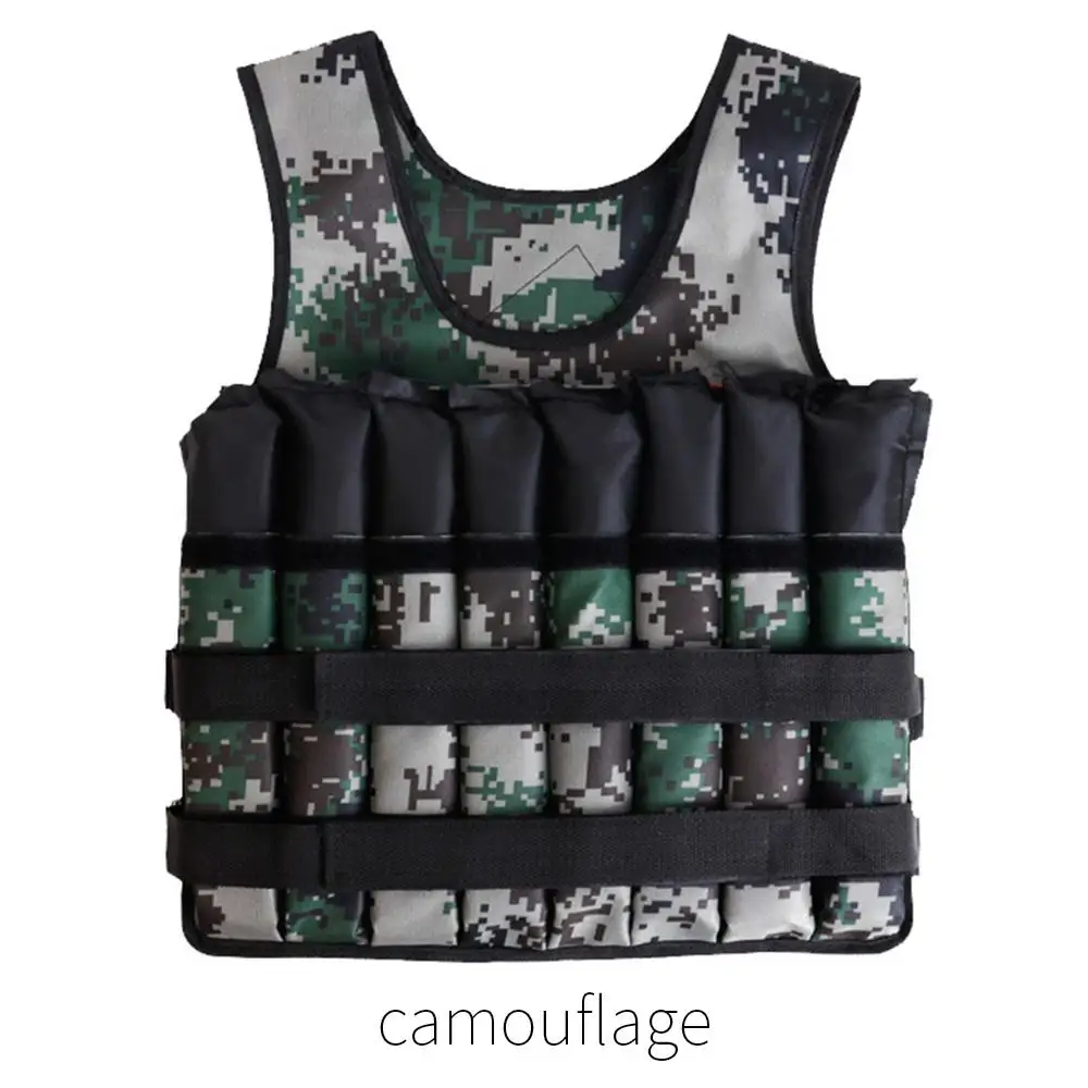 

Training Vest Custom Logo Chaleco Ajustable Peso Weighted Vest 10 20 Kg 50kg Vest Iron With Weight, Black