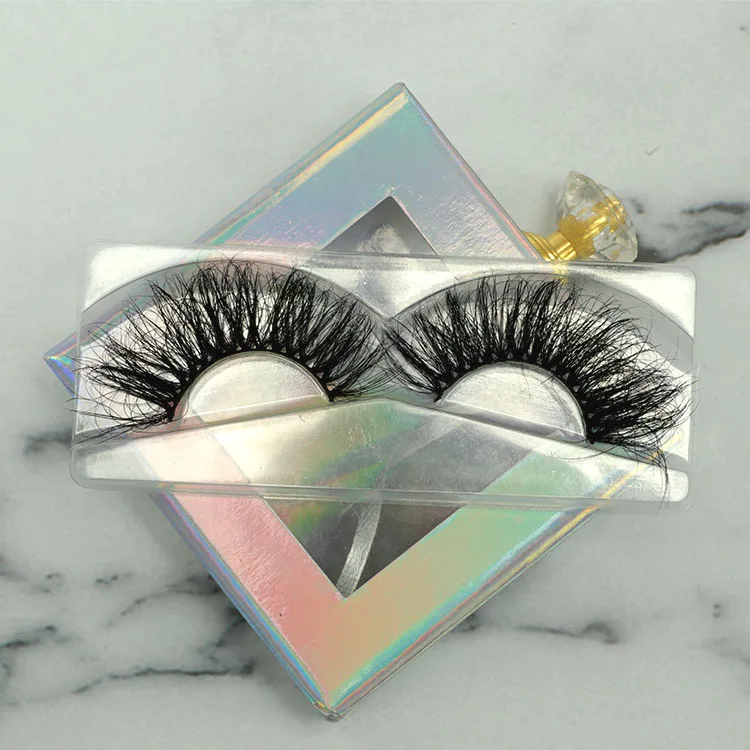 

New arrival Hand made 30mm 25mm Mink eyelash,Custom Label mink eyelash extensions, Black
