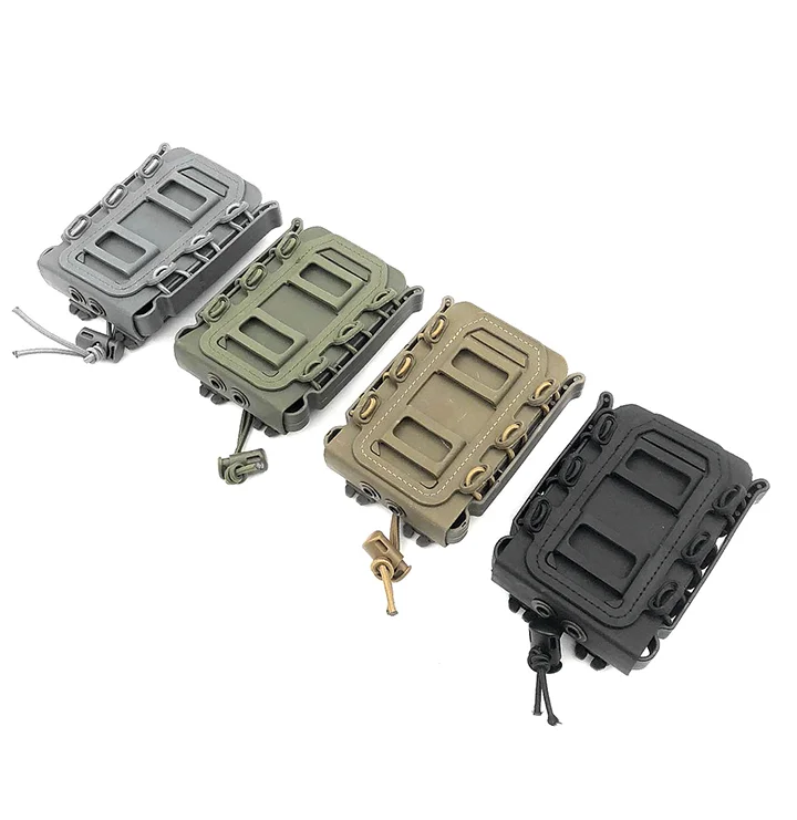 

Tactical 5.56&7.62 Fastmag Belt Clip Plastic Molle Magazine Pouch Airsoft 9mm Pistol Mag Cartridge Holder Ammo Case, Black,tan, od, gray