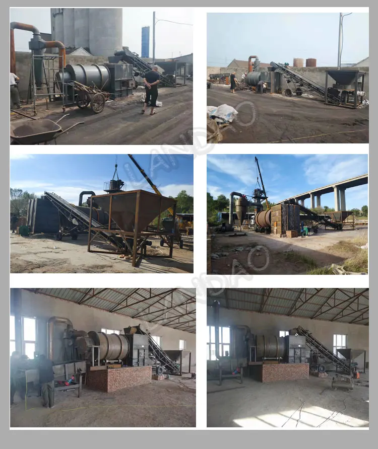 Low Price Small Triple Drum Garnet Sand Rotary Dryer Machine Drying Equipment For South Africa