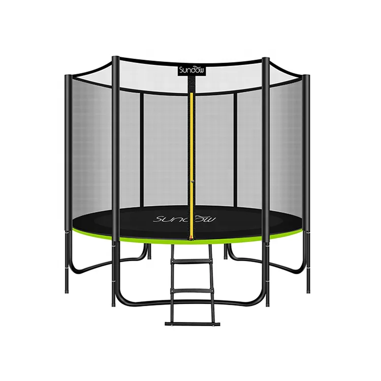 

Sundow Hot Sale 10Ft Outdoor Cheap Industrial Trampoline For Sale With Pe Net