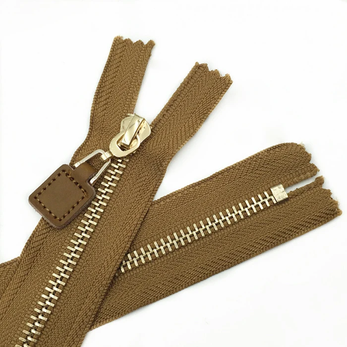 
Deepeel ZA126 5# 20cm Garment Accessories Jacket Coat Bag Pants Close-end Zippers Metal Zipper 