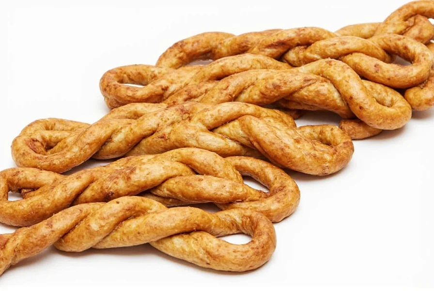 Close-up photo of Domino's Cinnamon Twists arranged on white plate with cream cheese dip in small container