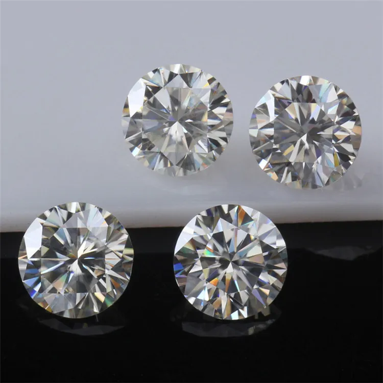

2021 New Fashion White VVS Round 6.5mm mossinate dimond stone