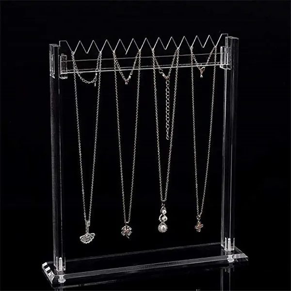 

Clear Acrylic Necklace Stand Display jewelry shop Plexiglass Jewelry display Rack for jewellery shops