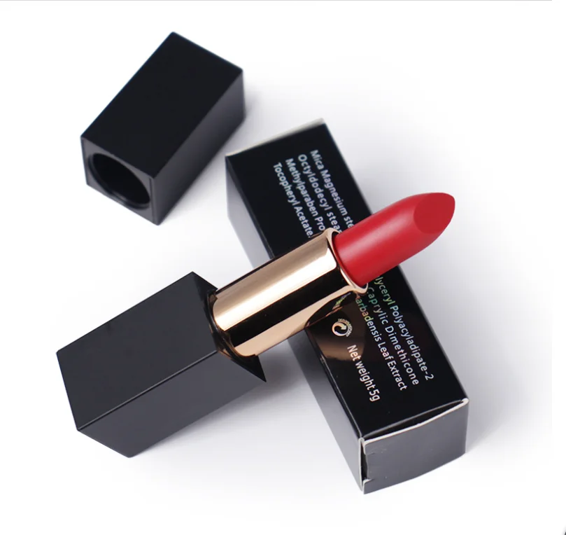 

Private label customized no logo solid lipstick no brand custom logo private label solid matte lipstick