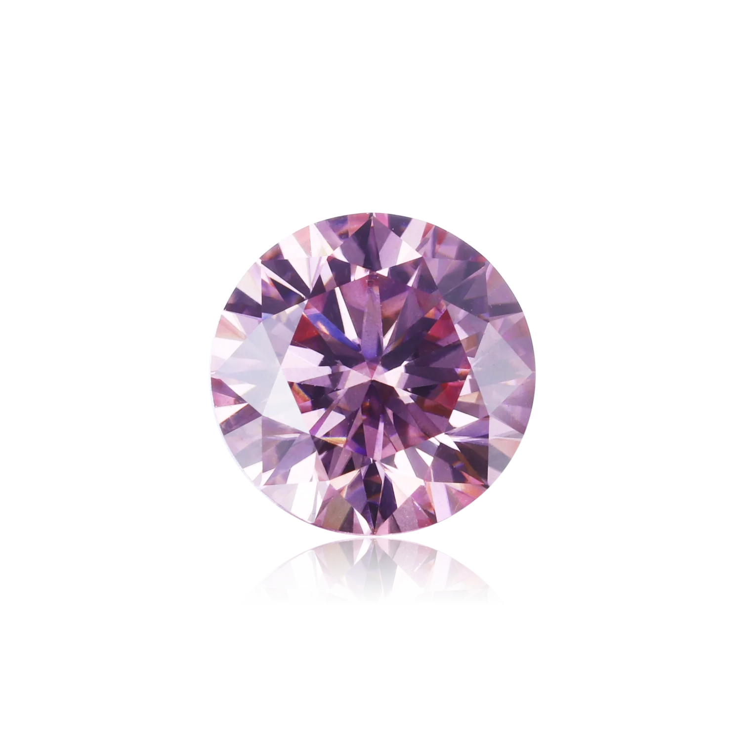 

Anster Round Brilliant Cut High quality wholesale loose gemstone pink diamond moissanite free fire diamond top up