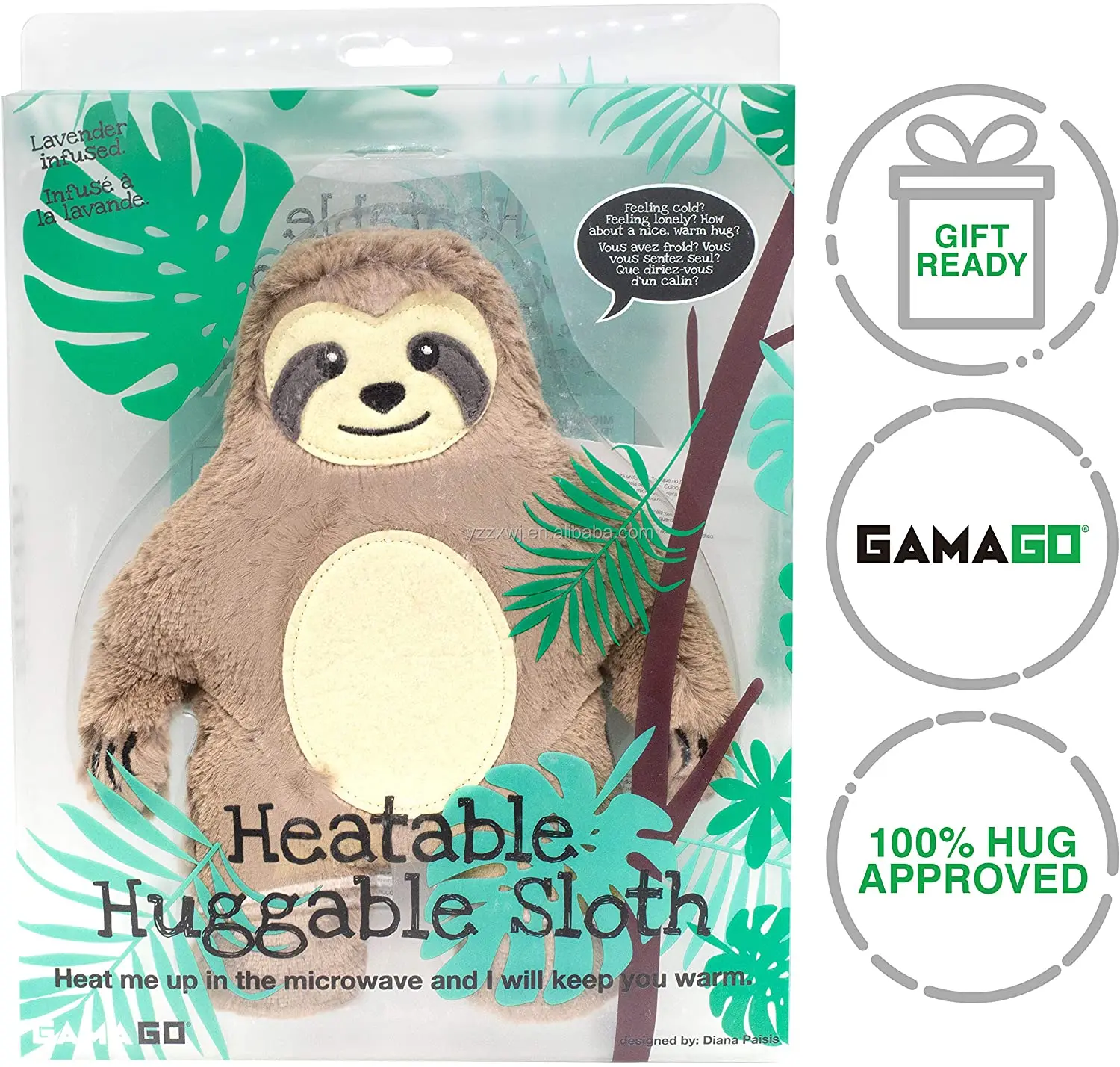 New Popular Items Customized Stuffed Heating Animals Microwavable Heat