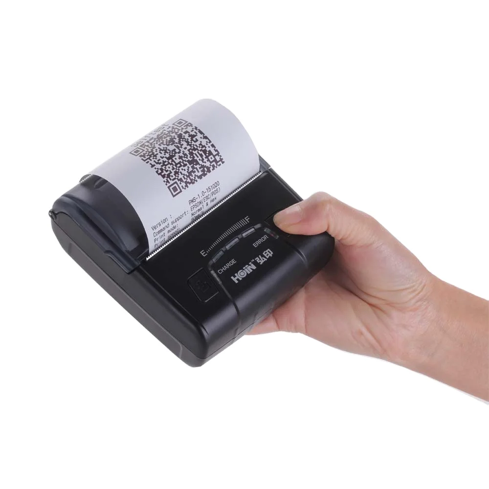 

Hoin HOP-E300 Cheap Portable 80mm Receipt Mobile Mini Handheld Android Blue tooth/wifi USB Thermal Printer