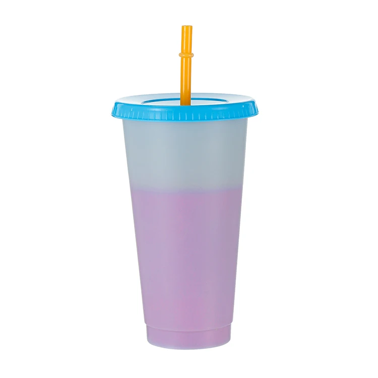 

Creative Arrival Temperature Change Color Cups Water Drinking Coffee Beer Tumblers Cups in Bulk with Straw