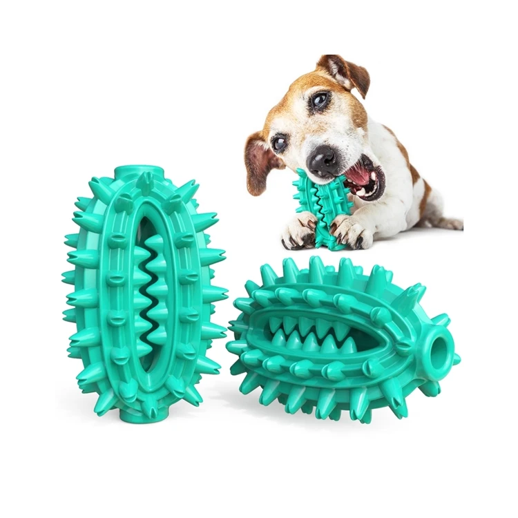 

Hot Sell Rubber Chew Ball Cleaning Teeth Safe Elasticity Dog Toothbrush Toy Stick Cactus Shape