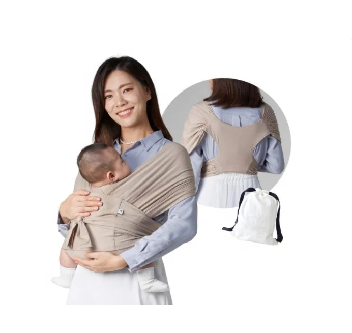 

Classic Moby Wrap Baby Carrier for Newborns Infants Perfect for Mom Dad Black Baby Wrap Carrier