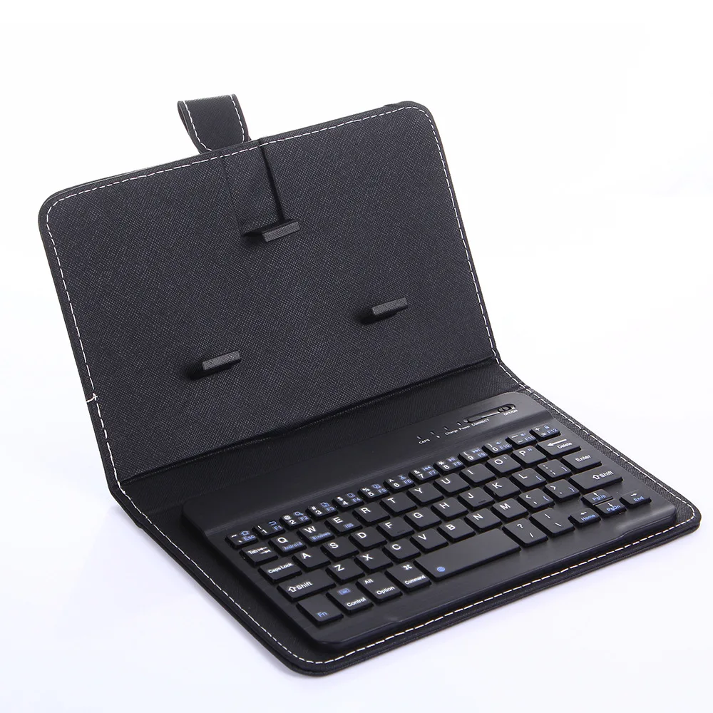 

Portable PU Leather Wireless Keyboard Case for iPhone Protective Mobile Phone with BT Keyboard For IPhone 6 7 Smartphone