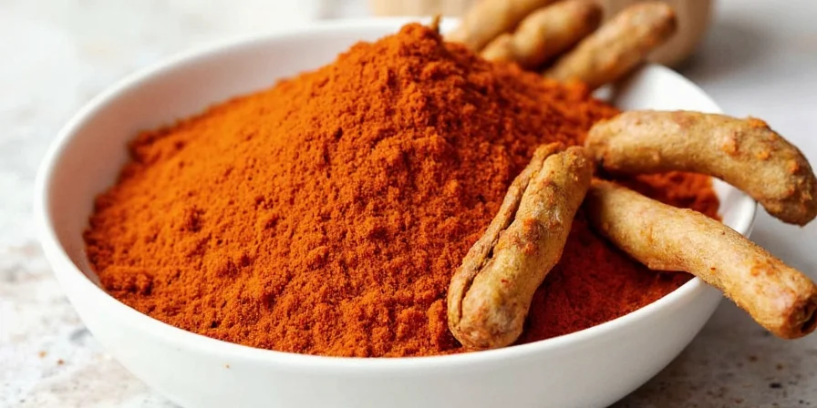 Blending Thai spices into curry paste