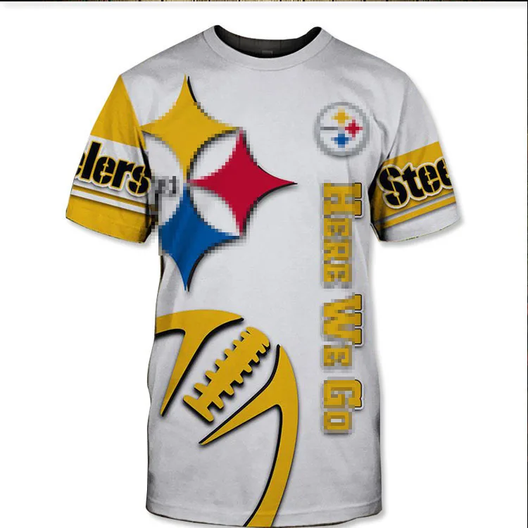 

Sudadera T-shirt 3D Print Short Sleeve Summer Casual Crew Neck Tops NFL Football nfl Jersey Mens