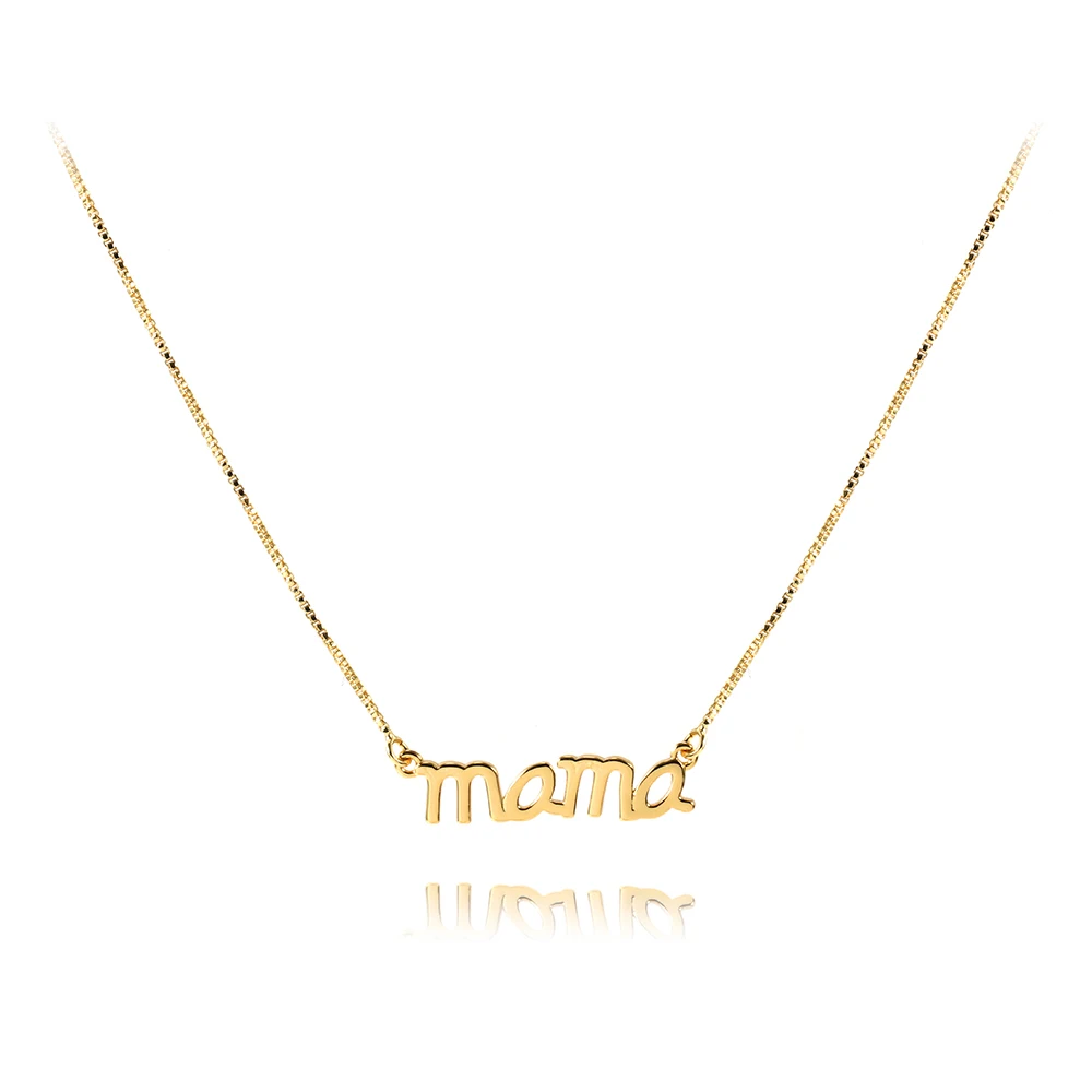 

Personalized Gift 2022 Mothers Day Jewelry 18K Gold Letter Pendant Initial Necklace