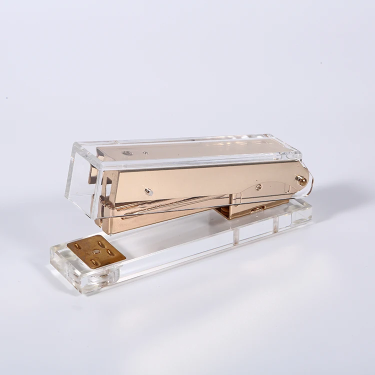 gold mini stapler