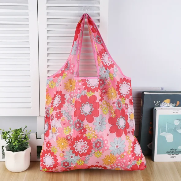 

Recyclable Wholesales Cheap Customized waterproof foldable tote shopping bag, Customized color