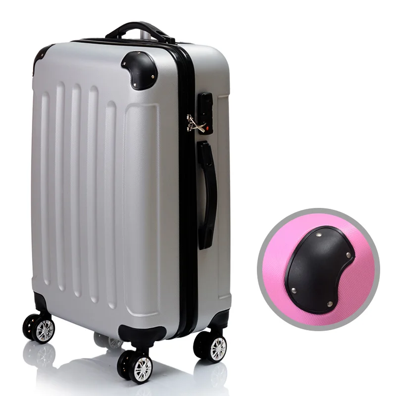 

Candy Color 20 "Silver Travel Luggage High Quality ABS Frosted 22/24/26"