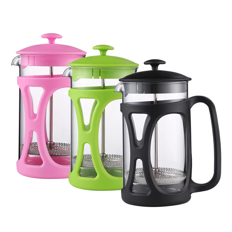 

Wholesale Amazon Hot 34oz Stainless Steel Glass French Press Coffee Maker Coffee Plunger