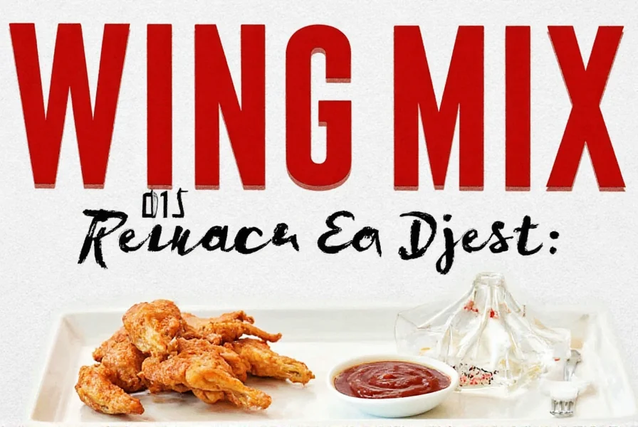 Chicken wings coated in homemade wing mix on baking sheet