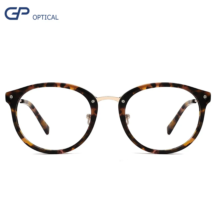 

Latest Design Ready Stock LOW MOQ Fashion Unisex Eyewear Frame Acetate Optical Eyeglasses, Four colors for option