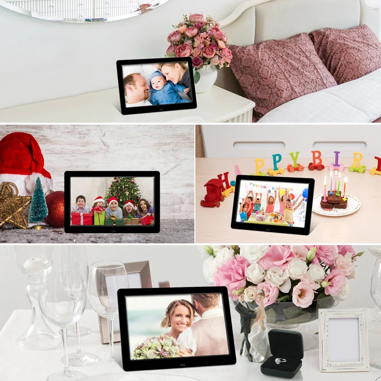 

2021 Digital Photo Picture Frame 8.2 inch 1280*720 Mini, White/black