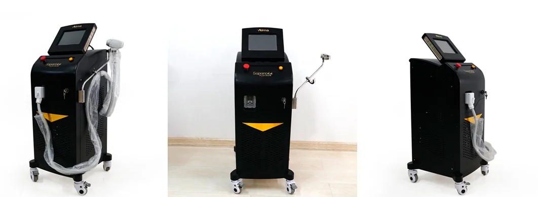 压缩机冷却阿尔玛女高音冰激光脱毛机 - buy alma soprano,soprano