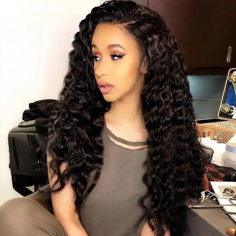 

Free sample 150 Density Curly Human Hair Wig Sunlight Peruvian Remy Natural Short Curly Lace Front Human Hair Wigs for women