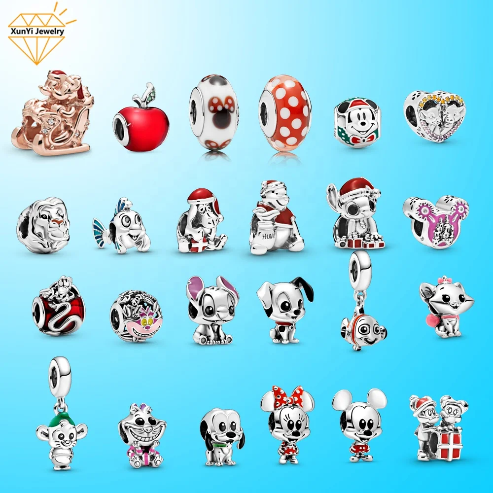 

2021 Factory Style annimals 925 sterling silver DiY charms for bracelet Pandora, Silver color