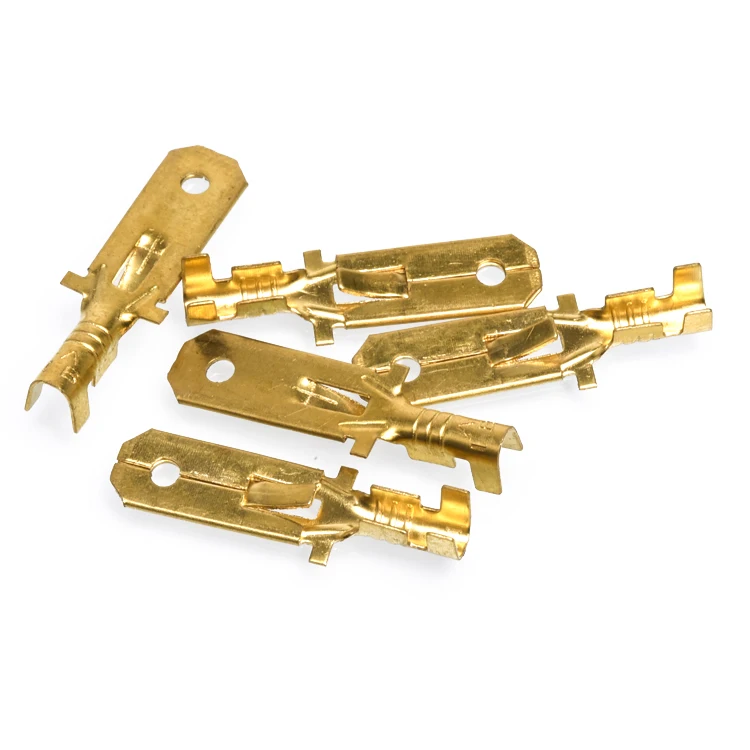 Aa Battery Terminals Double Spade Connector Compression Terminal Buy