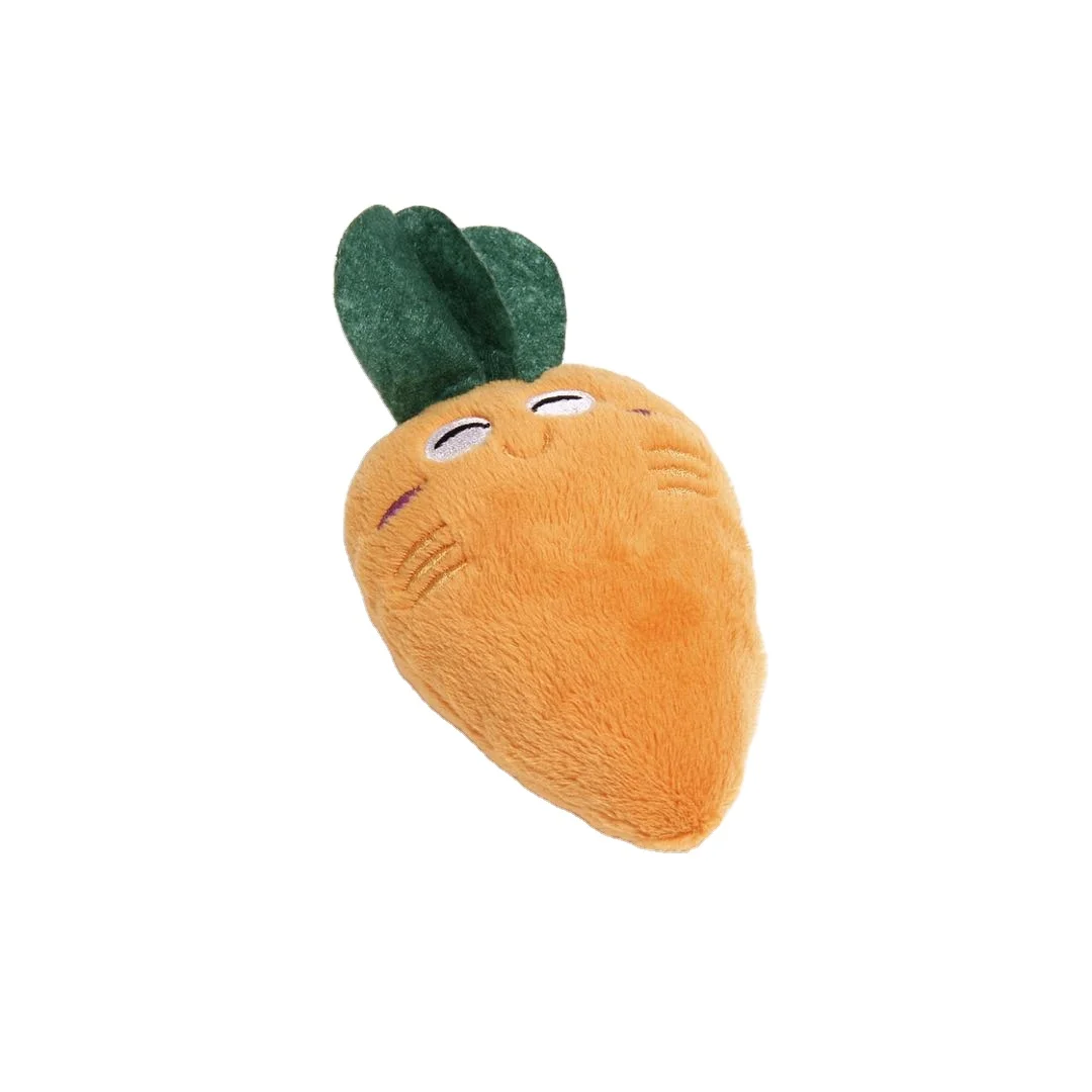 

Dog Push Toys Cute Shape Molar Bite Resistance Vent Energy Clean Teeth Dog Toys Cat Toys Pet Product Carrot modeling