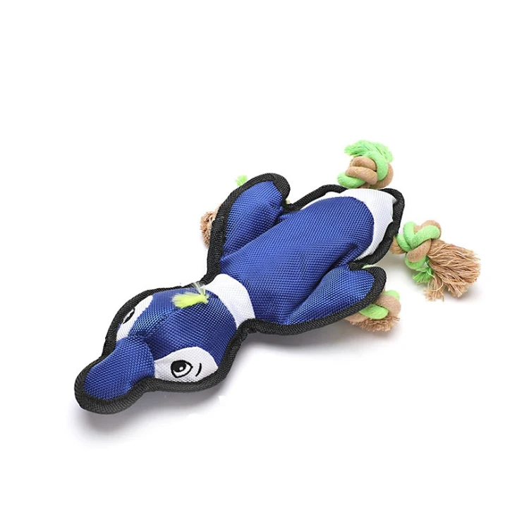 

Hot Sale Indestructible Chew toys Stuffed Duck Toys for Dog Squeaky Pet Toys Durable Soft Cat Accessories, Customized color