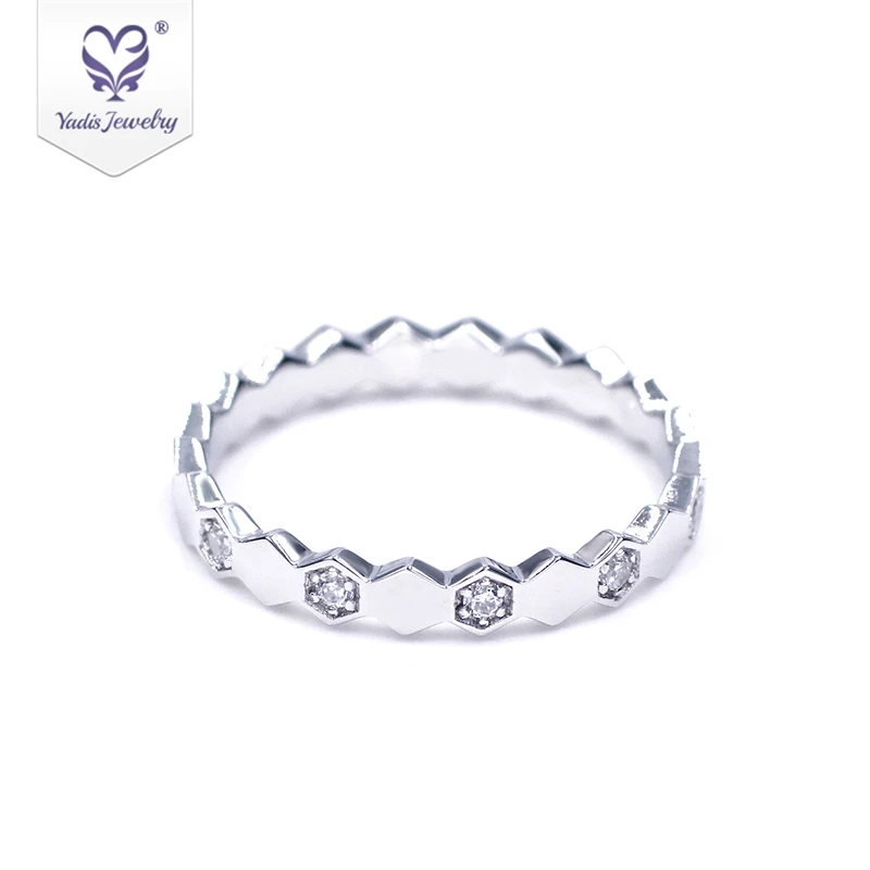 

Yadis New Products 2020 925 Silver Cubic Zirconia Jewelry Ring For Fashion Girls