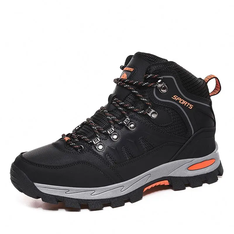 

Adjestable Concret Pole Climbing Shoe Price Nobuck Zapatos De Senderismo Trekking Shoes Logo