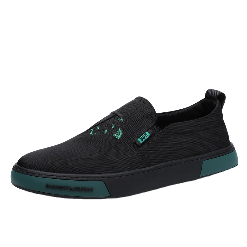 

Spring new canvas slip-on lazy shoes