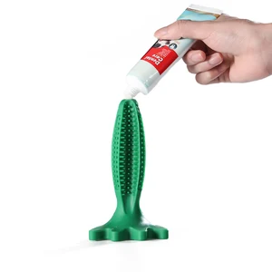 Image of Dog Toothbrush Stick Pet Molars TPR Toothbrush for Dogs