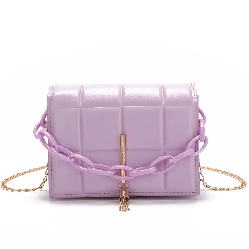 

2021 Fashion Designer Lattice Candy Color Women Handbag Crossbody Single Shoulder Messenger Bag Ladies Purses and Handbags, Black,white,purple,blue,custom color