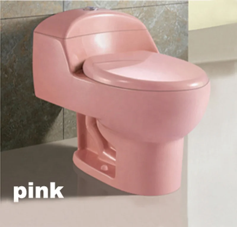 colored toilets