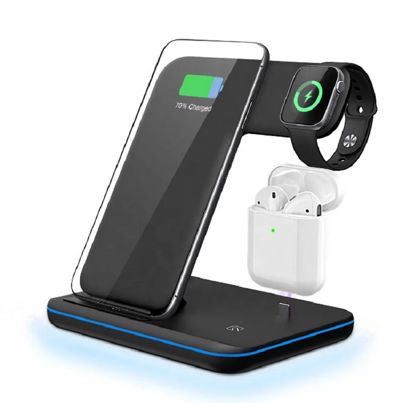 

TOYOUMI Qi 3 in 1 Charging Station Multifunction Watch Wireless Charger