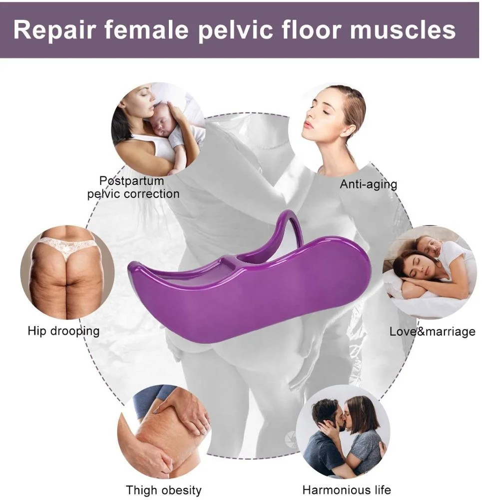 
Pelvic Floor Muscle Inner Thigh Exerciser Strengthens Thighs Buttocks Improves Bladder Control Fitness Exercise PVC 