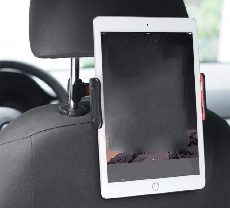 

Free Shipping 1 Sample OK Universal Bracket Car Rear Pillow Frame Bracket Rotatable Car Tablet Pc Bracket For Ipad, Oem