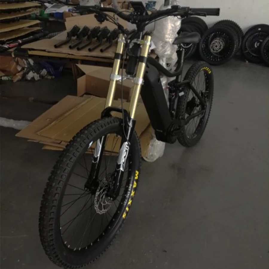 

27.5*2.8 inch MTB Tires E Bike 48V 1000W Bafang G510 Mid Drive Electric Mountain Bike Bicycle