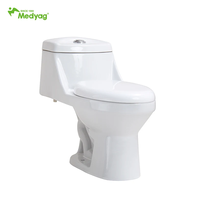 Medyag MLZ-33A Modern Sanitary Ware toilet set stool S-trap 300  slow down seat cover Wash down One Piece Toilet