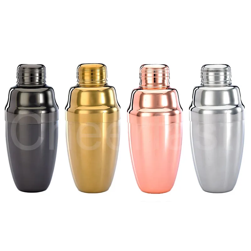 

Bartending And Home Bar Stainless Steel Margarita Cobbler Shaker Mixer Gold Metal Gold Cocktail Shaker, Gold, silver, rose gold, black