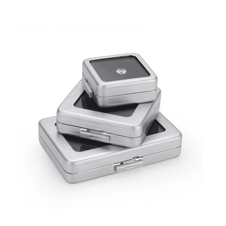 

Luxury Handmade Plastic Gemstones Diamond Display Boxes Jewelry Gem Display Box