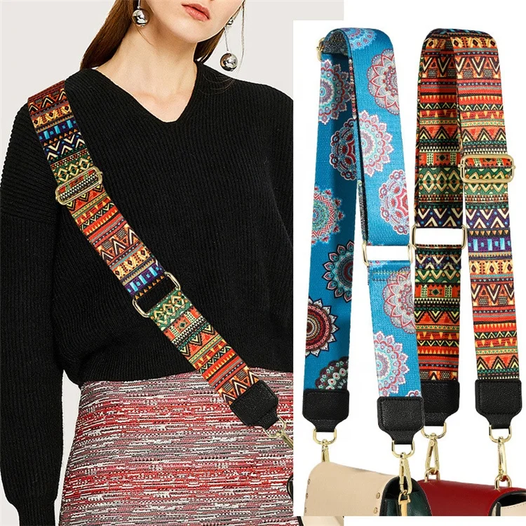 

MeeTee B-S360 New National Style Adjustable Ribbon Bag Shoulder Straps