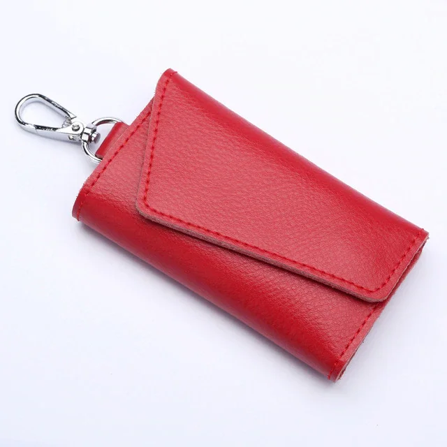 product-GF bags-Genuine Leather Keychain Men Women Key Holder Organizer Pouch Car Key Chain Wallet H-3